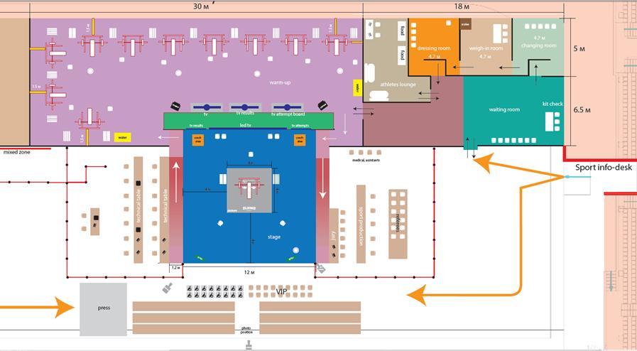Appendix 8 Event Manual Complete and detail Event Manual is under construction Please see below WPPO sample competition venue Layout International Paralympic