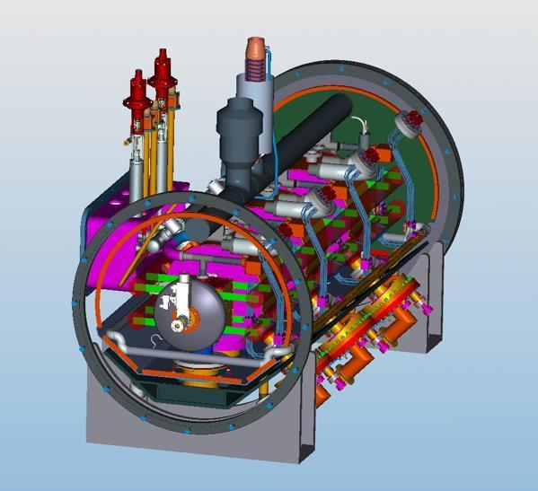 SSR cryomodule concept Heat exchanger Current