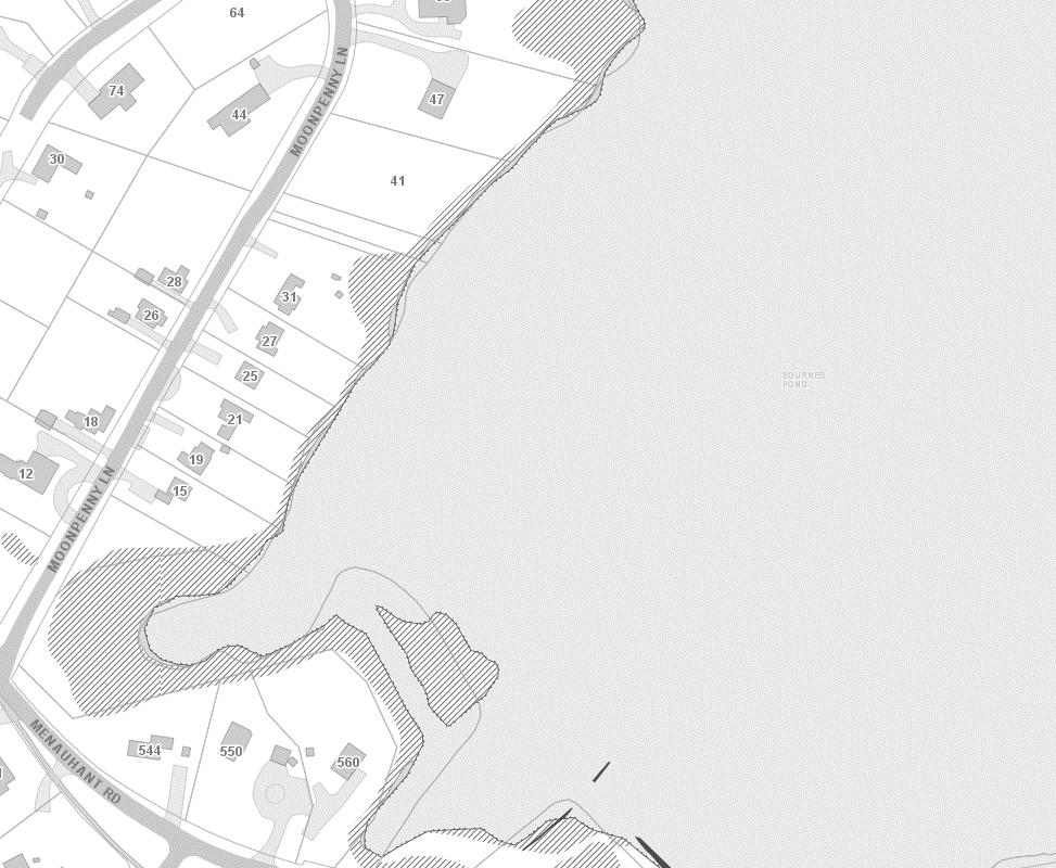 BOURNES POND (CONTINUED) Bournes Pond Relay Area II Map 4.