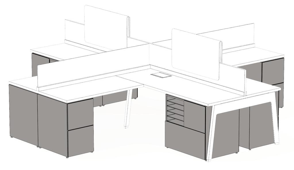 underworksurface freestanding storage basics 28" high freestanding storage (Pedestals, Lateral Files or Bookcases) provide additional personal storage under a worksurface.