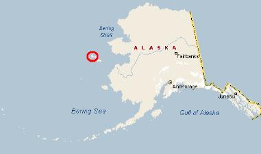 Alaska Latitude/longitude N 063 46.748 ; W 171 42.