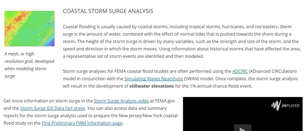 Potential Deficiencies Analysis FEMA used for Region II (New York + New