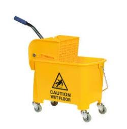 Dirty Mop Analogy + = A mop and a mop bucket work together like