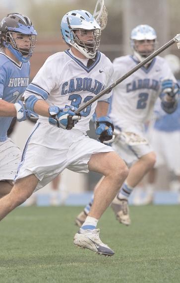 successive games over a three-season span from 1953-64. UNC lost the last three games of 1953, all six games in 1954 and the first five games of 1964. UNC had no varsity lacrosse team from 1955-63.