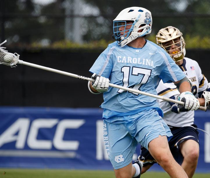 Senior defenseman Austin Pifani has started every game he has dressed in during his Tar Heel career. He was named All- ACC in both 2016 & 2017.
