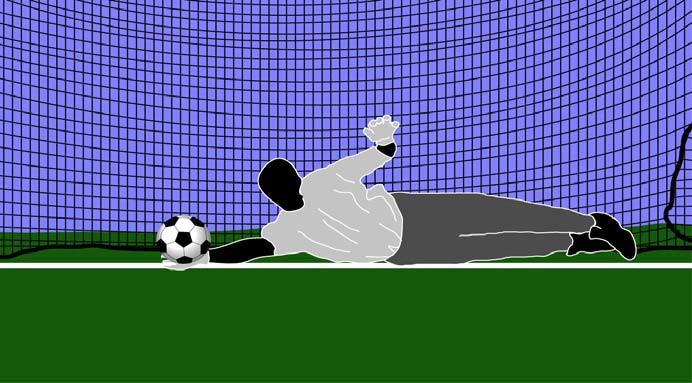 The Goal Keeper and Goal Area The keepers may use their hands only within the