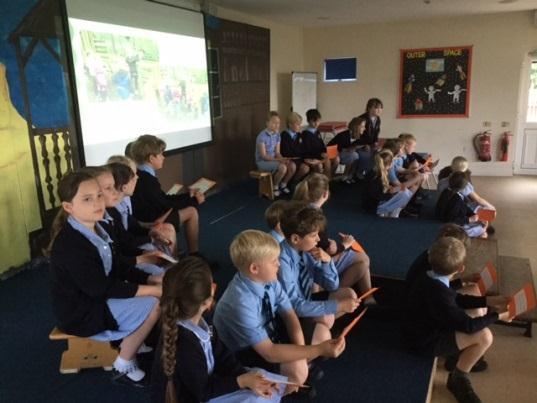 Year 4 Family Assembly Well done to Year 4 on a wonderful family assembly this morning. They shared their experiences from the class visit to Go-Ape, which sounded so much fun.