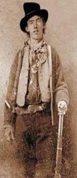 -3- Thanks to a Winchester rifle, we know Billy the Kid wasn t left-handed. A famous tintype photograph of Billy the Kid shows him with a gun belt on his left side.