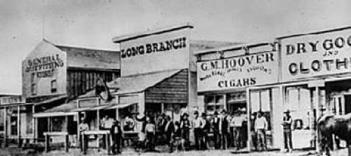 -6- The Long Branch Saloon of Gunsmoke fame really did exist in Dodge City and still does. Sort of.