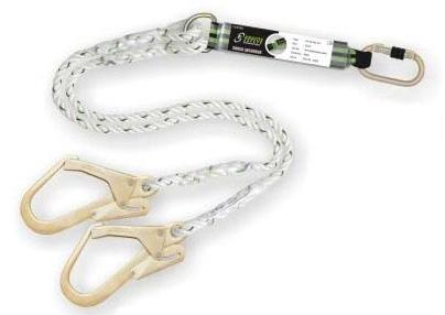 Supplied with 2 carabiners. Recommended for work over 6m. Conforms to EN 355:2002.