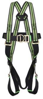 Harness 2 Front D rings & 1 rear D ring. Fully adjustable with quick connect buckles.
