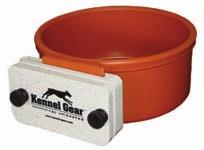 Plastic Bowl Systems Product Information: Kennel Gear plastic bowls are about 1 quart in size. The bowls are constructed of durable polypropylene and are dishwasher safe.