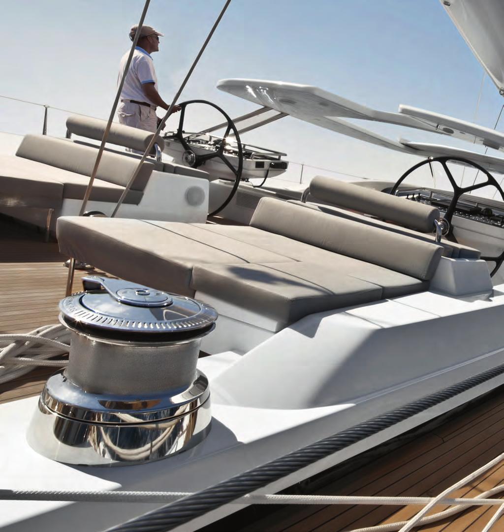 the first boat in the oyster superyacht range combines the efficiency of