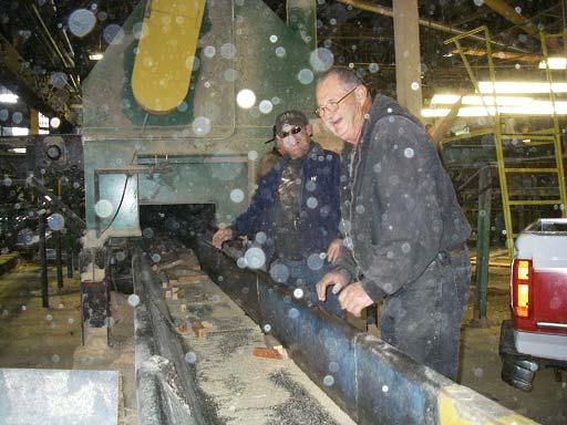 O s Bershers included a tour of the inside of a working saw mill close to our flying field.