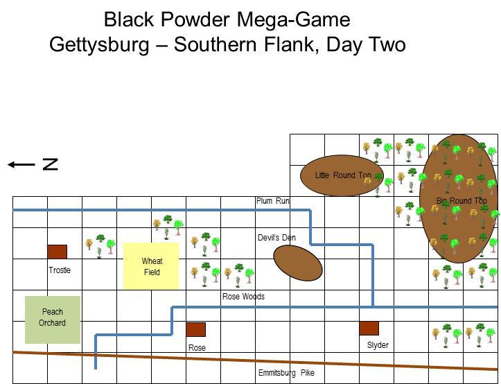 Black Powder Scenario: Gettysburg, 1863 Southern Flank, Day Two Arguably the pivotal campaign of the American Civil War, Lee s invasion of the north during 1863 culminated with the battle of