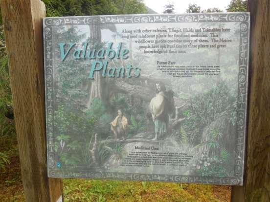 Sign: Valuable Plants.