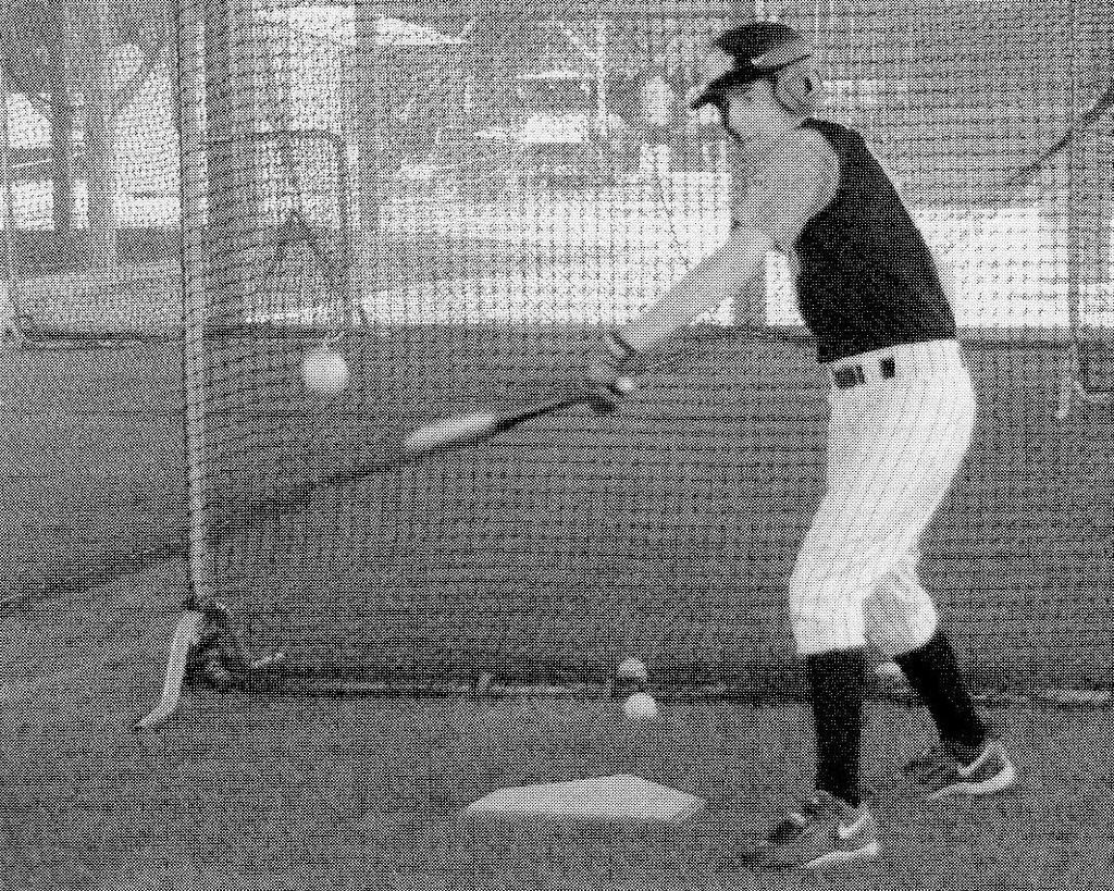 Objective To develop a quick, short swing that takes the bat head on a direct path to the baseball. Setup L-screen, coach to pitch, bucket or stool to sit on, bucket of balls.