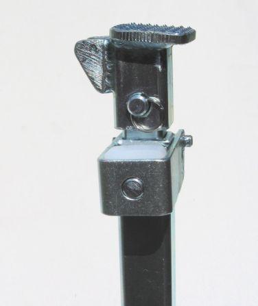 Push pin with thumb, then pull out Rotating Grip Head changes alignment with Height