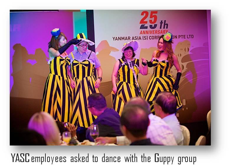 The performance was highly entertaining, especially with two YASC employees at the managerial level actively participating in the