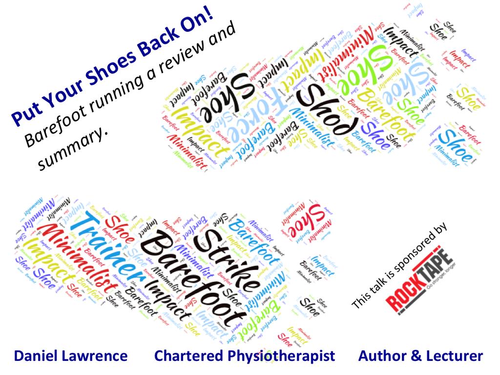 Wed 11am T12 This summer I'm publishing a book on lower limb tendinopathy and this presenta;on
