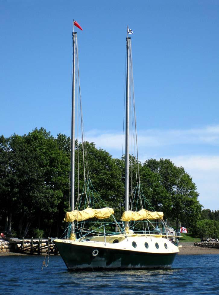 SAILING A JUNK RIGGED SCHOONER Bob Groves We are often asked why we chose a junk rigged schooner for offshore sailing when more technologically improved rigs are available today.