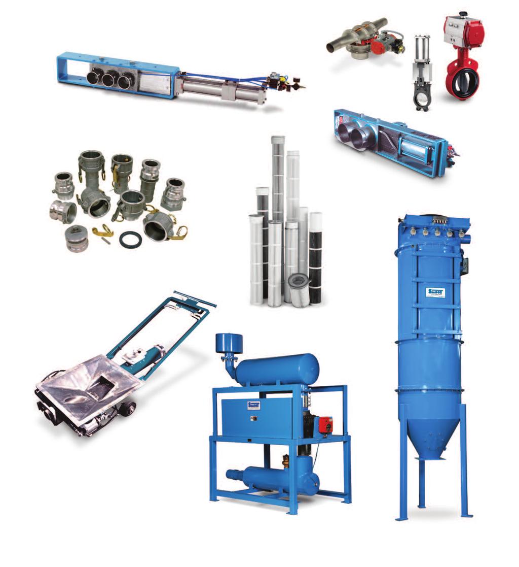 PNEUMATIC CONVEYING COMPONENTS & SPARE PARTS SERVICE CENTER Valves 3-Position Slide Diverter Up to 15 psi 2-Position Slide Diverter Up to