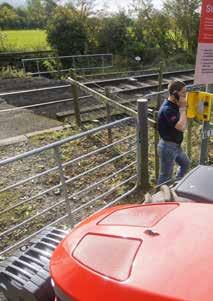 16 Contacting the Signaller If the level crossing has a phone, always use it before driving a vehicle across the railway or herding animals across it.