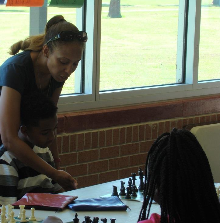 Chess A s & Aces campers were learning