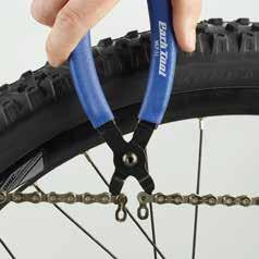 2 Master Link Pliers: Make sure you read the safety instructions for the chain under