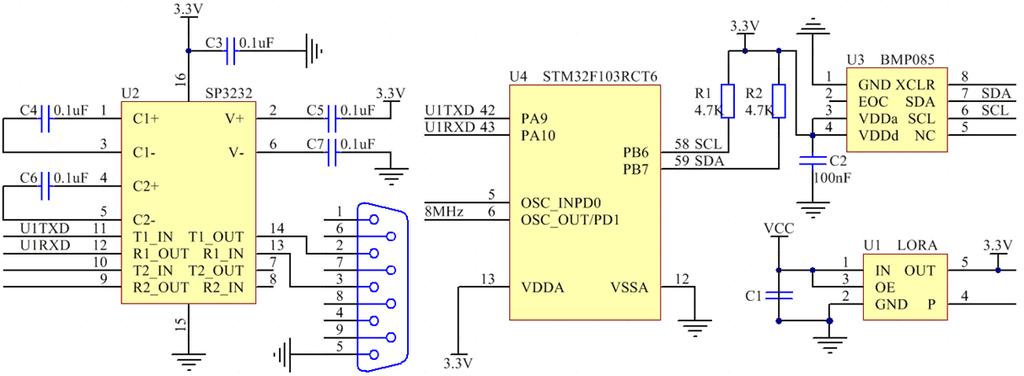 unit is connected with the microprocessor of the mobile device through the IC bus[3]. Eleven calibration parameters are stored in the EPROM.