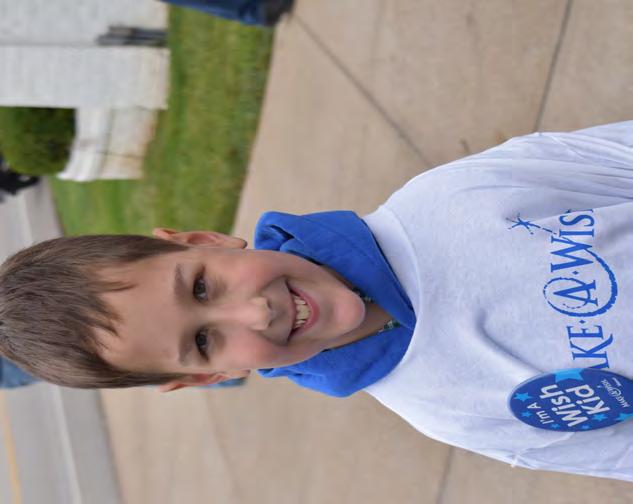 WISH IMPACT - $15,000 - Grants the wishes of 3 local Wish Kids - Meet and support a local Wish Ambassador - Host a wish party for your Wish Ambassador PROMOTION AND MEDIA - Logo placement on Walk For