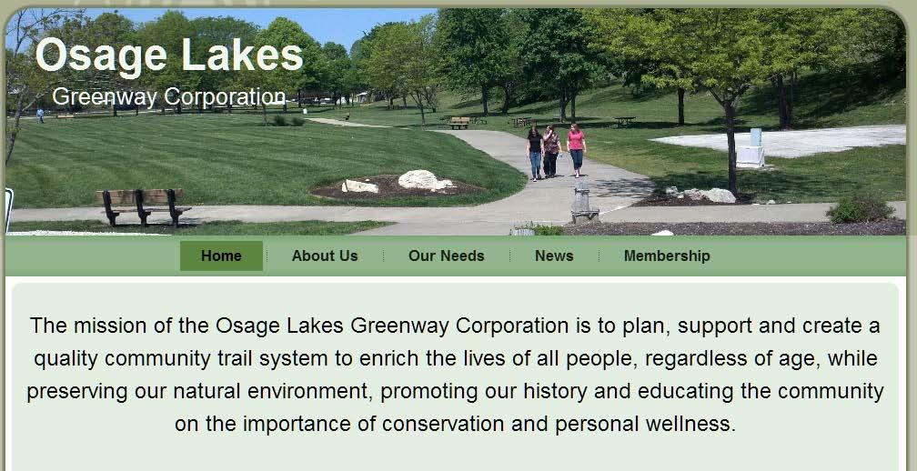 Warsaw, MO: Local Advocacy Group Osage Lakes Greenway