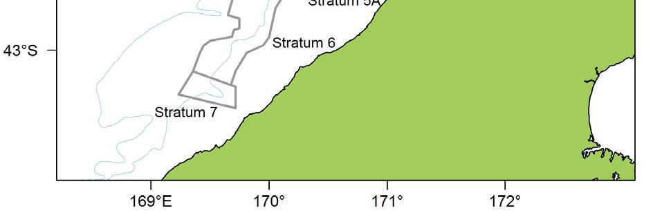 Stratum areas are given in Table 1.