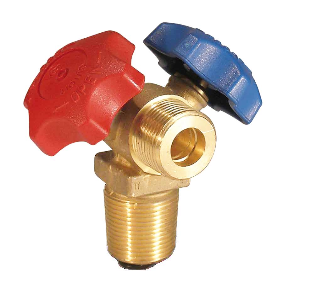 Refrigerant Gases Valves RUS series Single Outlet Compact Refrigerant Recovery Valves O-Ring Cylinder Valves for Refrigerant Gases Liquid/Vapor Tamper proof gland nut cannot be