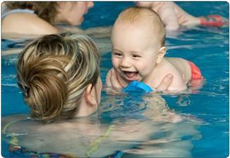 PARENT AND CHILD & ADULT SWIM LESSONS Waterbabies Ages 6 months - 24 months Waterbabies is designed to help parents and infants feel comfortable in the water while providing fun such as singing,