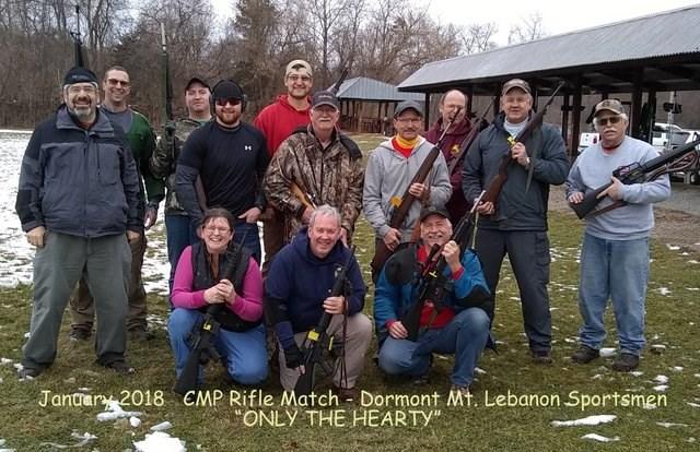 The Dormont Mount Lebanon Sportsmans Club CMP Monthly High Power Rifle Match January 21, 2018 In the spirit of patriotism, education, sportsmanship, and competition A 50 round, 4 stage, 3 position,