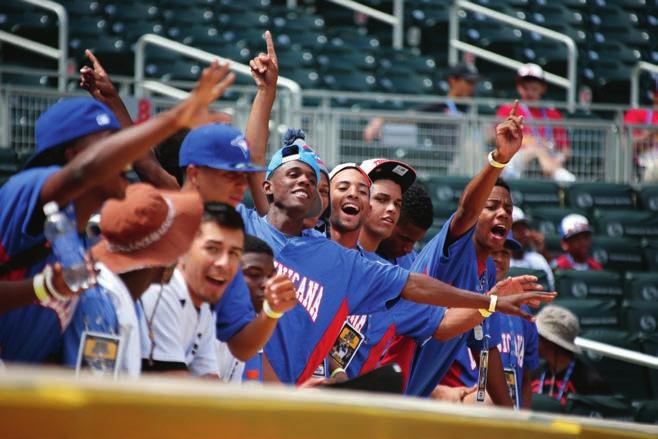 More than 300 youth baseball and softball players from around the world played in the tournament.