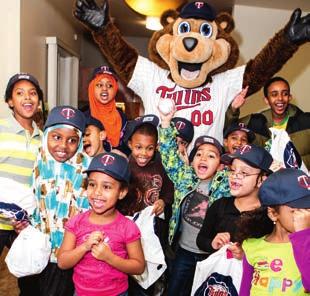 EMPLOYEE VOLUNTEERISM MORE 2,400 THAN HOURS VOLUNTEERED BY TWINS EMPLOYEES IN 2013 HELPING IN TWINS TERRITORY The Minnesota Twins are committed to being responsible and