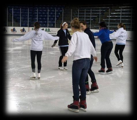 As a club, we skate once a week at the Whittemore Center Arena on campus. If you are looking for additional skating time, the Whittemore Center offers open skate (free to students!