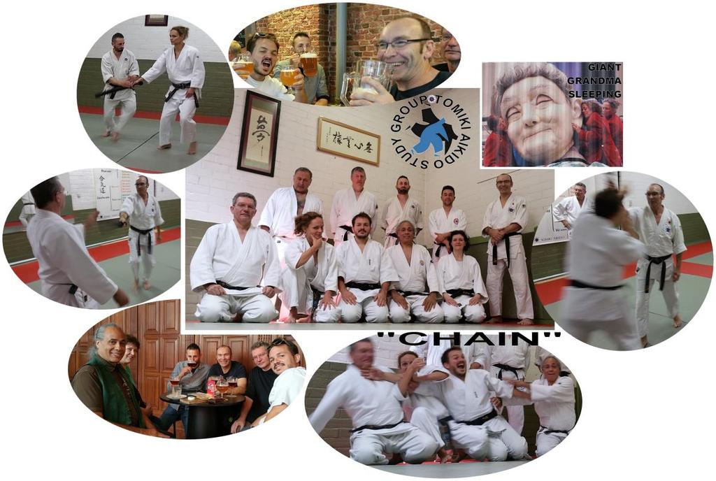 STUDY GROUP TOMIKI AIKIDO - Sunday 21 st June 2015 We started this Solstice morning's session with a brisk warm up. First starting with the ankles and working the way up the body to the shoulders.