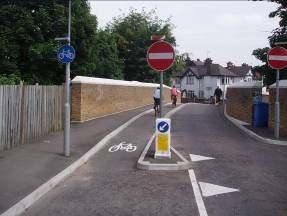 3.5. Cycling against motor traffic flow There are a number of cycle facilities on highways where cyclists are given two-way use of a oneway street applicable to all other road users.