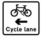 1 Cycle routes through junction areas should be clear and evident to approaching cyclists, and there should be no need to put up signs to further inform cyclists of particular lane layouts.