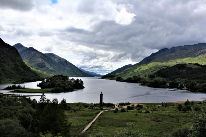 Prince Charles landing place at Glenfinnan on Loch Shiel And on to a lunch stop in Oban and a visit to the Glen Coe centre, quick stop at Luss on the bonny bonny banks o Loch Lomond, thence to 3