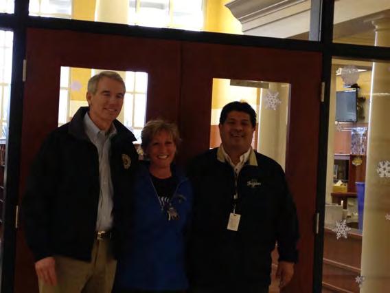Page 4 Mr. Alvarado and Mrs. Rooker gave Sen. Rob Portman a tour of Glenwood Middle School.