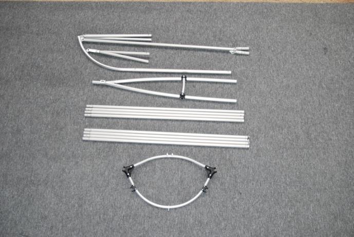 2) Assembling Bow You need: 1x Bow element with a long fixed rod with two flexible pickups (encircled on the