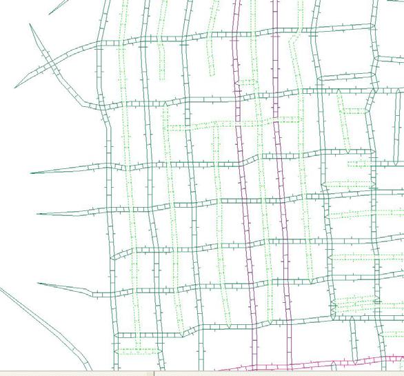 Pedestrian Network Census TIGER line file provides topology and