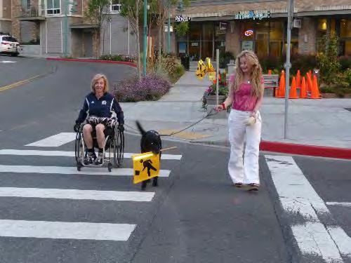 Example 2 One using assistive device (wheelcha ir) Two female
