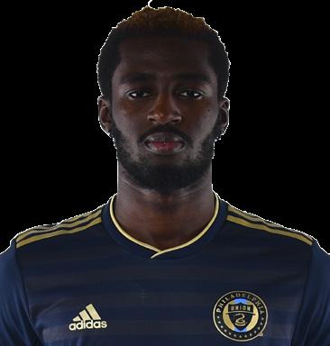 2018 PHILADELPHIA UNION ROSTER 5 olivier mbaizo (BYE-zoh) defender 5-10 155lbs douala, cameroon 21 years old (8-15-97) 2018 Goals N/A Same Assists 2, 8/4/18 (BST@RIC) Same Points 2, 8/4/18 (BST@RIC)