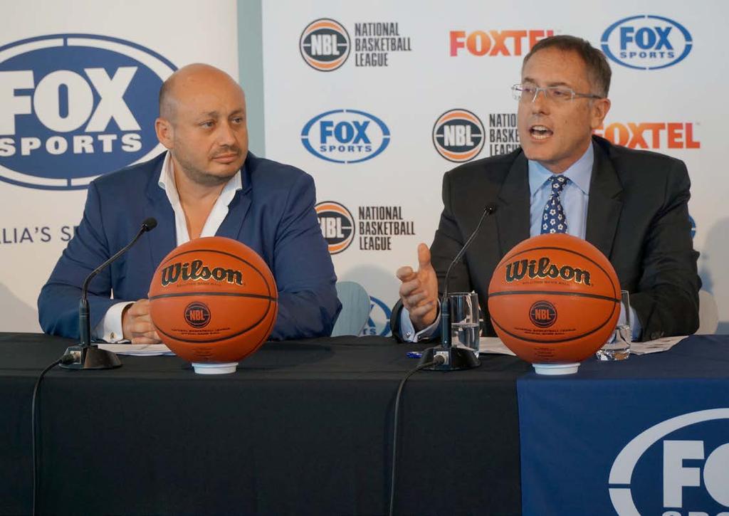 TV COVERAGE Ahead of the 2015/16 season the NBL has entered into a landmark deal with FOX SPORTS to broadcast