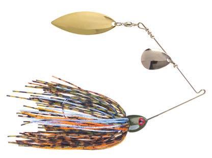 Spinnerbait delivers a smaller profile that will attract fish without discouraging quality Got